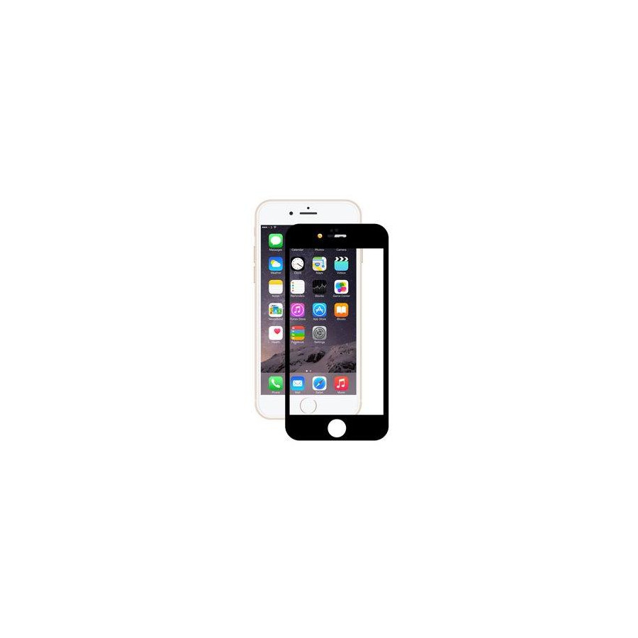 Copertura in Vetro Temperato Full 0.26 mm iPhone 6/6S Nero