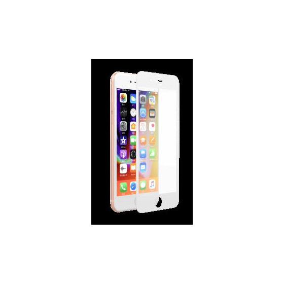 Pellicola Vetro temperato Full 0.26 mm iPhone 7/8 Plus Bianc