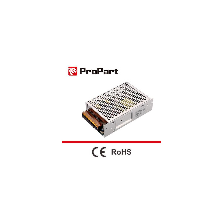 Alimentatore Scatolato IP20 24V 150W 6.25A Size:160*99*37mm