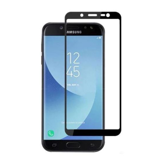 Pellicola di vetro temperato Full Screen per Samsung J4 Nera
