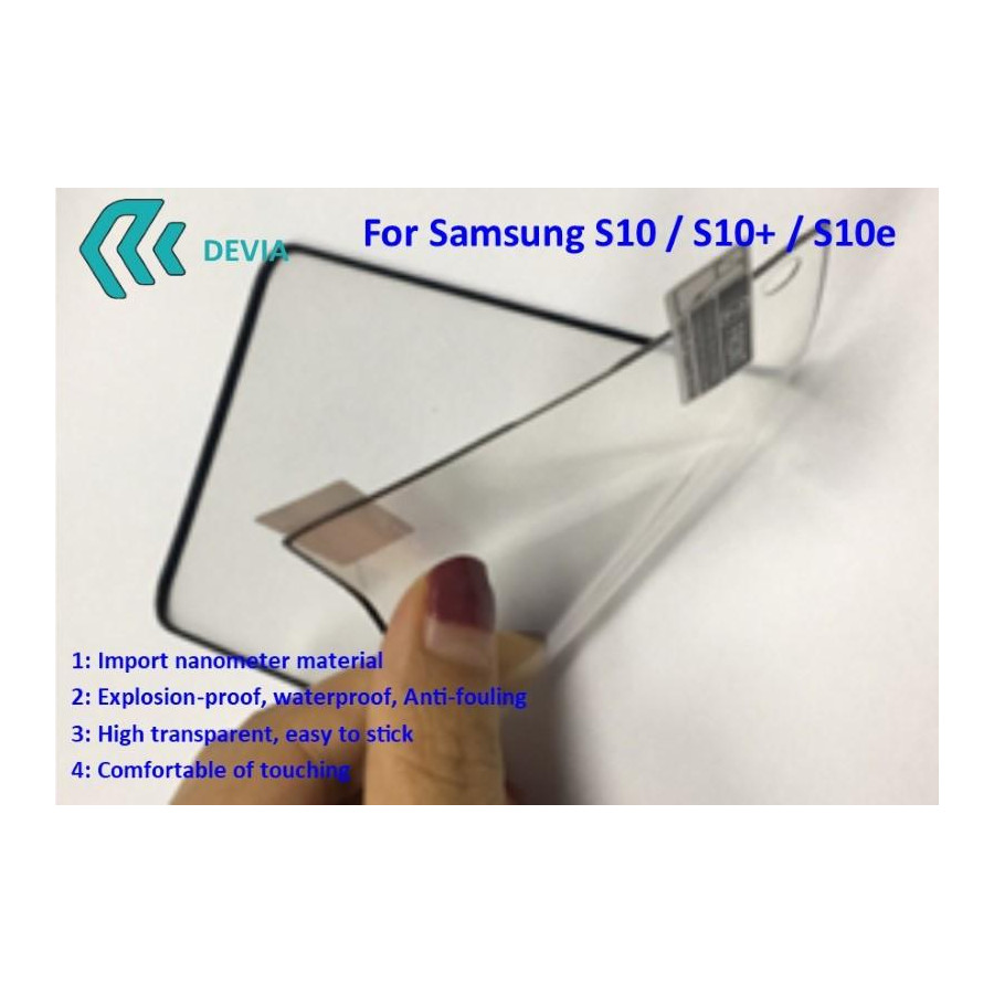 Pellicola Protezione Full Samsung S10e Explosion-proof Nera