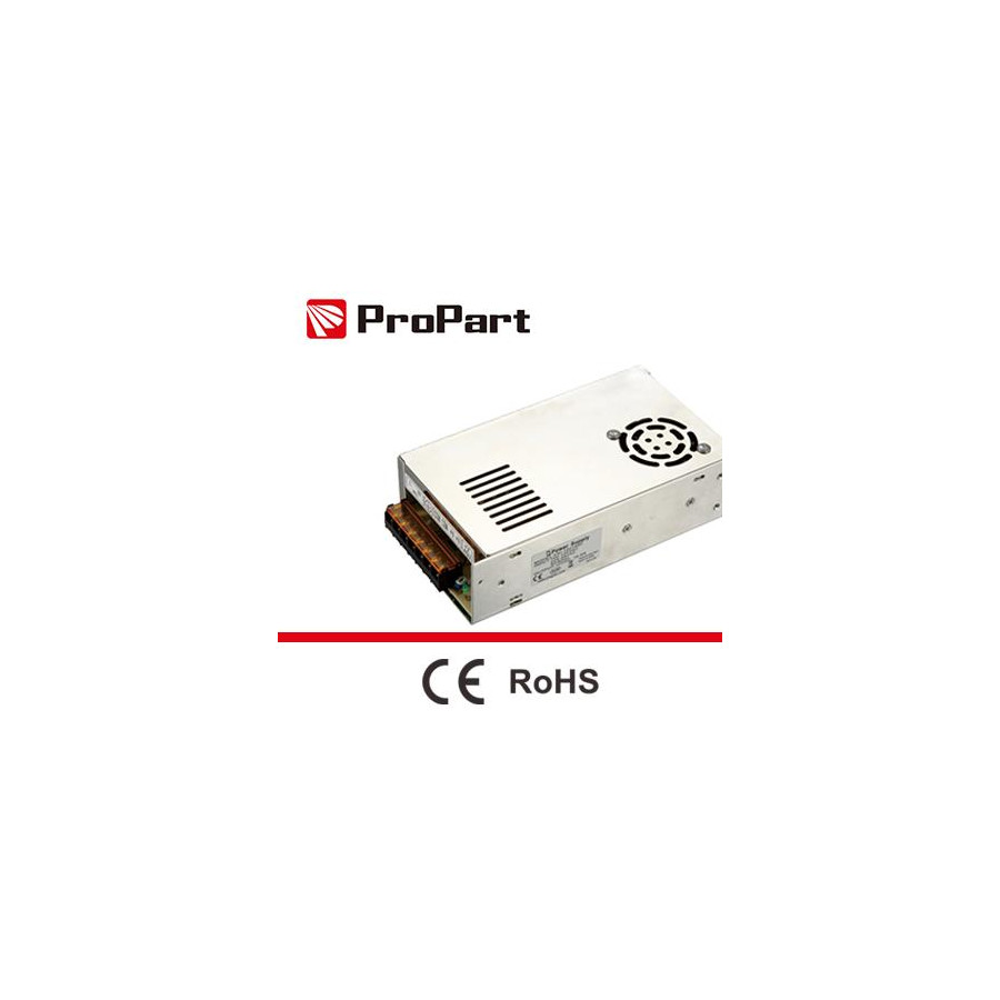 Alimentatore Scatolato IP20 24V 360W 15A Size:215x113x49mm