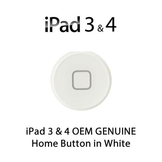 Pulsante Home per New iPad (iPad 3) / iPad 4 , Bianco