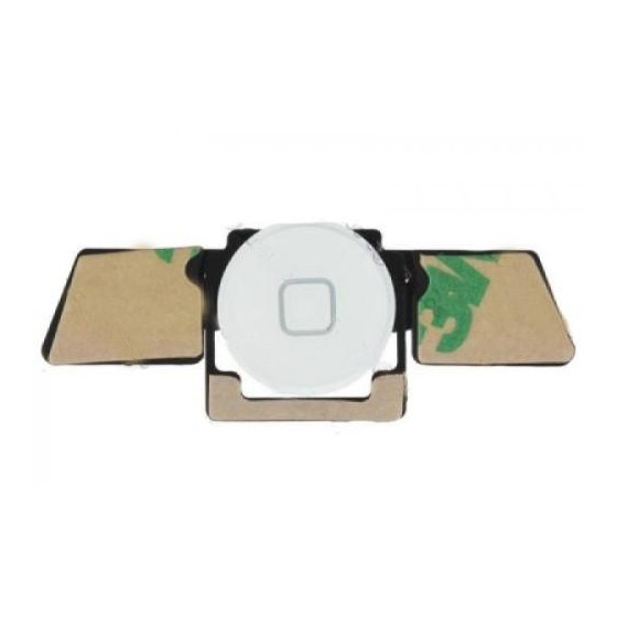 Pulsante Home assemblato per iPad 3 e 4 Bianco