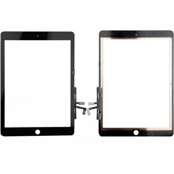 Touch per iPad 5a generazione A1822 - A1823 Grado AAA+ Nero