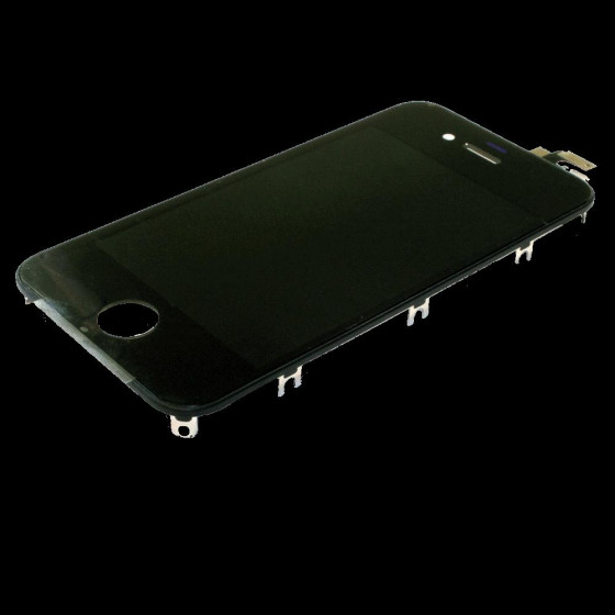 LCD LG Touch Retina Antipolvere per iPhone 4S Nero AAA+