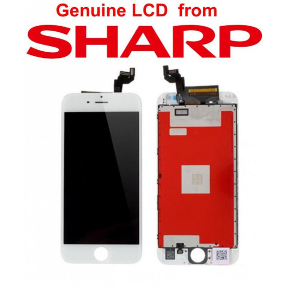 Lcd per iPhone 6S Plus Matrice Sharp alta qualità Bianco