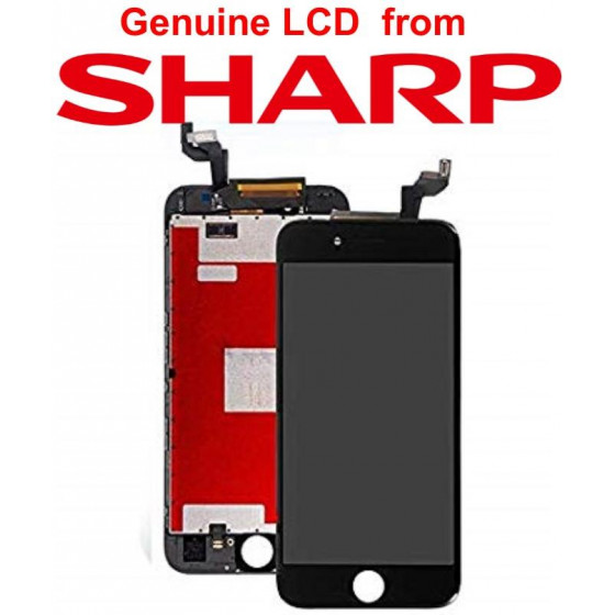 Lcd per iPhone 6S Plus Matrice Sharp alta qualità Nero