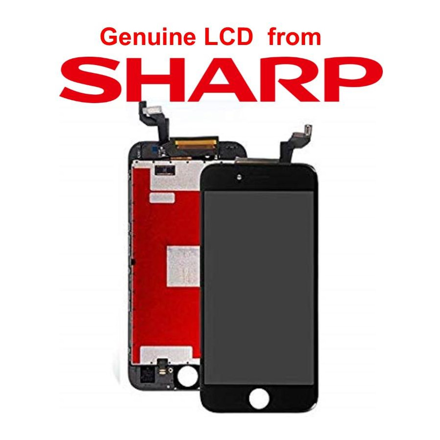 Lcd per iPhone 6S Plus Matrice Sharp alta qualità Nero