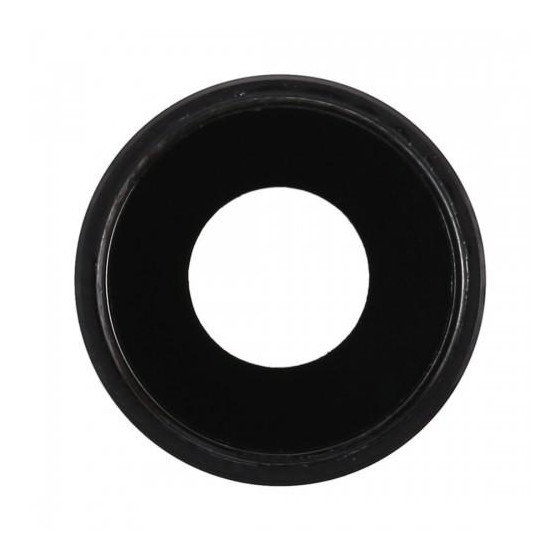 Cornice fotocamera posteriore e obiettivo per iPhone 8 Nero