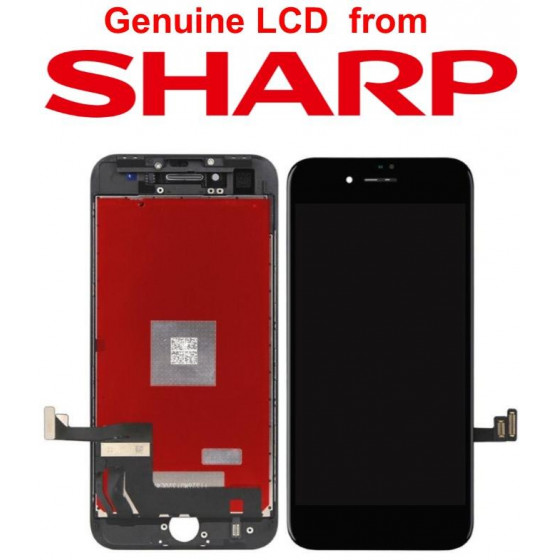 Lcd per iPhone 8 Plus Matrice Sharp alta qualità Nero