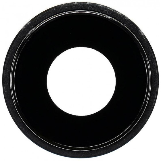 Cornice fotocamera con lente per iPhone XR Nero