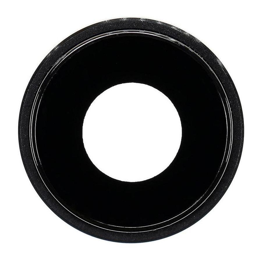 Cornice fotocamera con lente per iPhone XR Nero