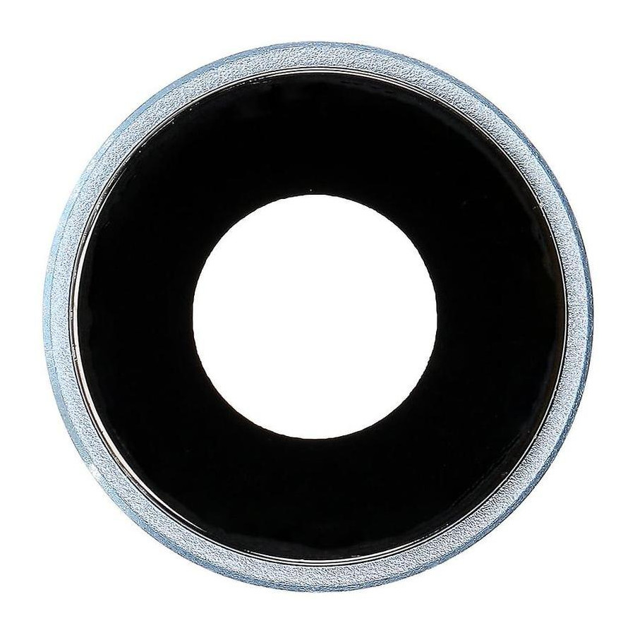 Cornice fotocamera con lente per iPhone XR Blu