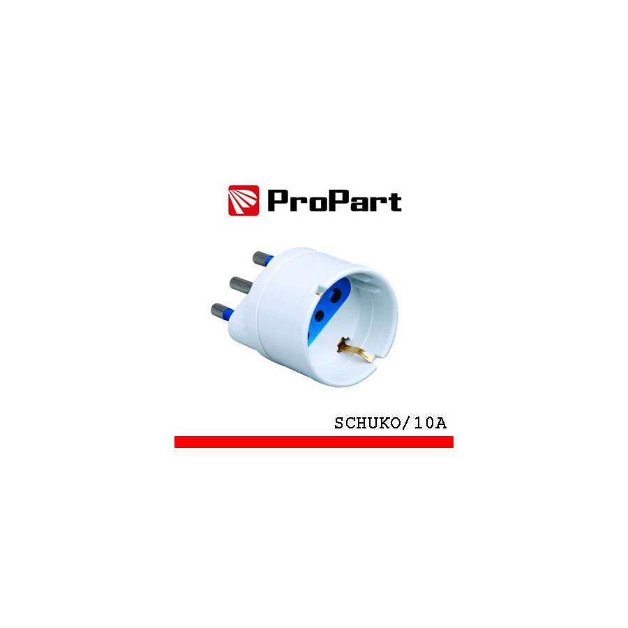 Adattatore schuko spina16A polybag