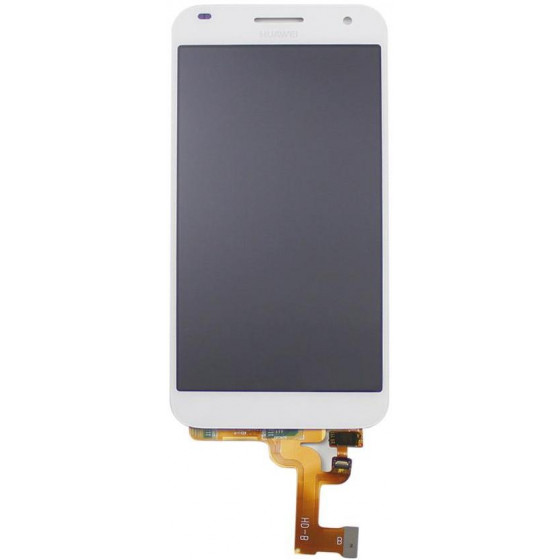 LCD + Touch senza Frame per Huawei G7 G7-L01 G7-L03 Bianco