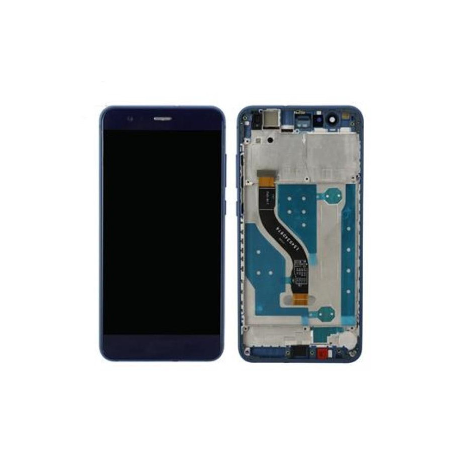 Huawei P10 Lite LCD Display Touch + Frame Originale Blu