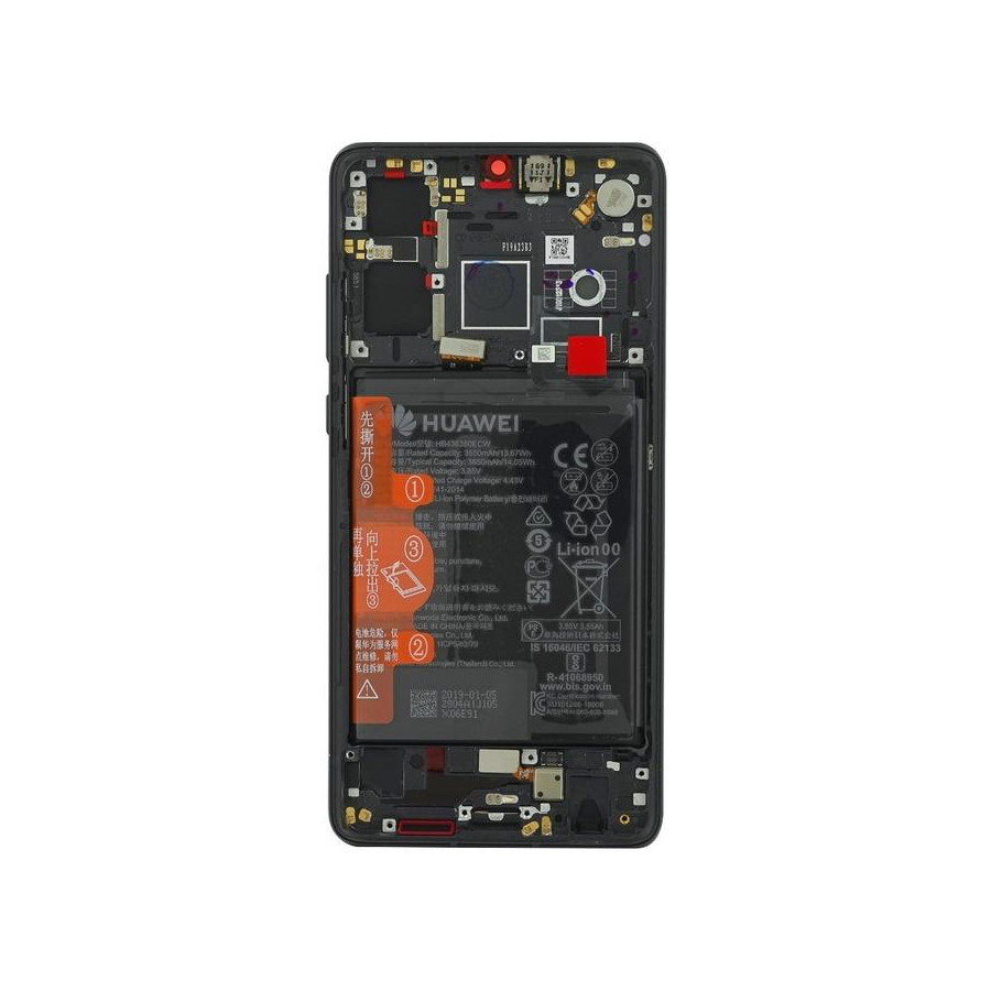 Lcd per Huawei P30 02352NLL Service Pack Nero