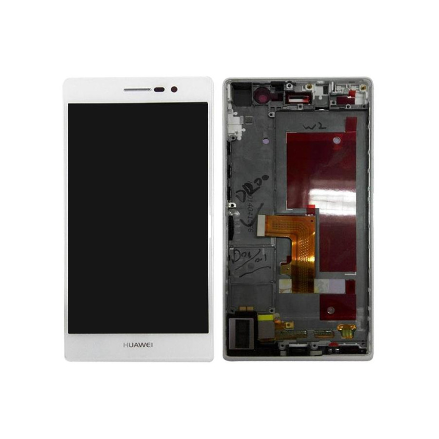 Huawei P7 / P7-L10 lcd Assemblato Con Frame Bianco
