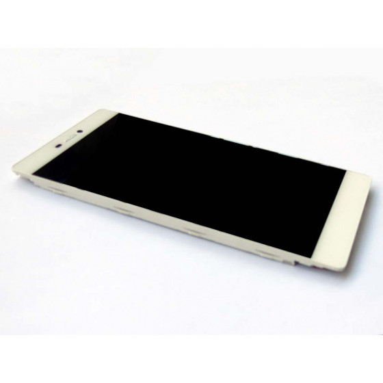 LCD + Touch ORIGINALE con Frame per Huawei P8 Bianco