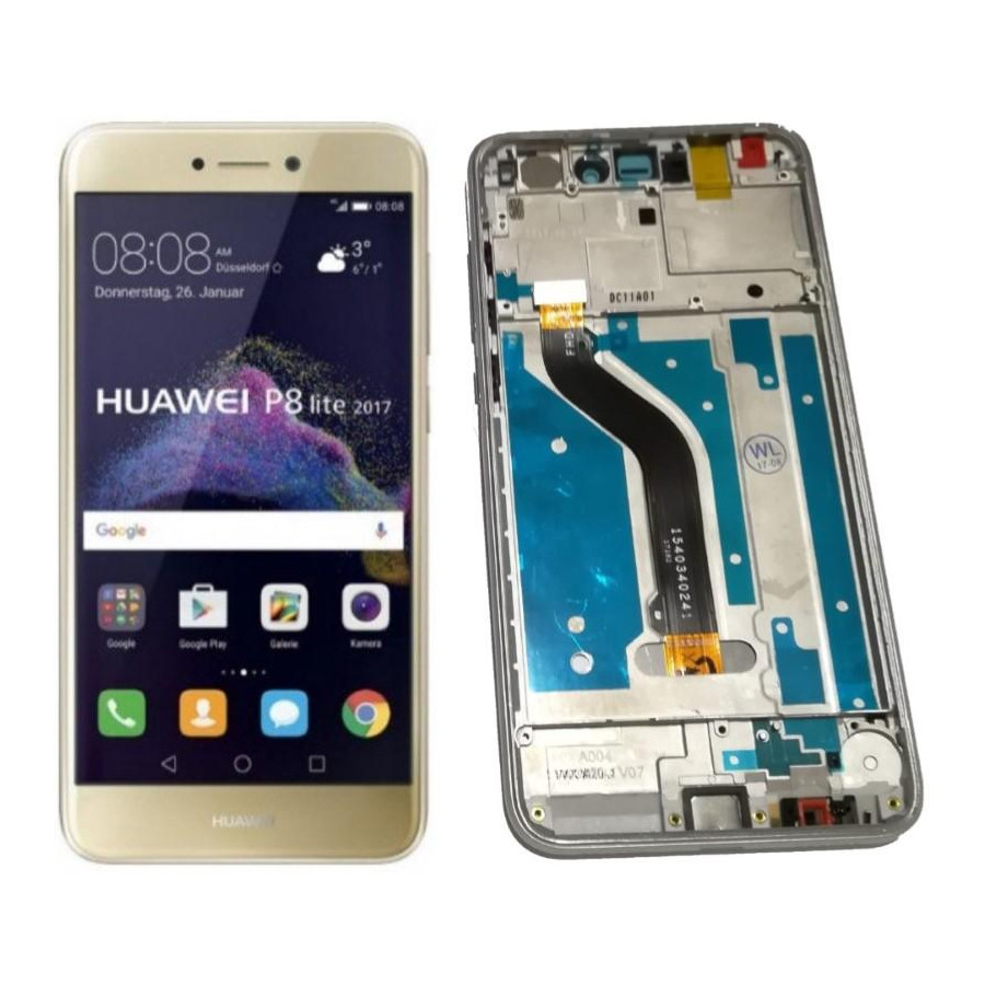 LCD + Touch Originale + Frame Huawei P8 & P9 Lite 2017 Gold