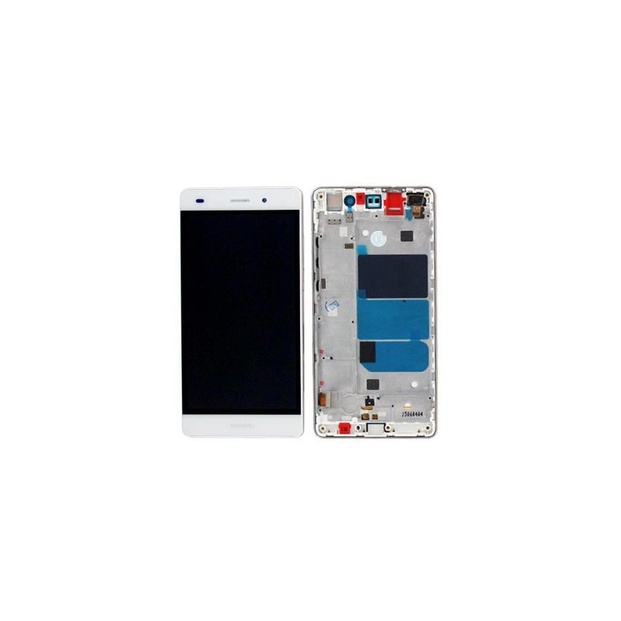 LCD + Touch Originale con Frame per Huawei P8 Lite Bianco