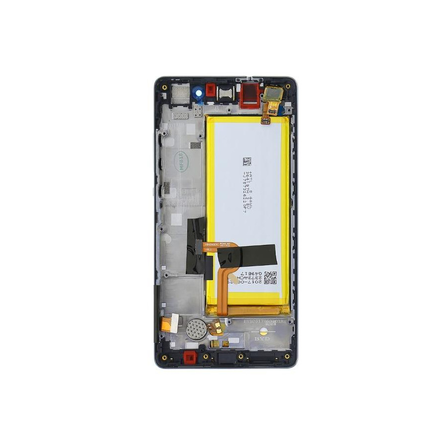 Huawei P8 Lite LCD Service Pack con Batteria 02350KCW Nero