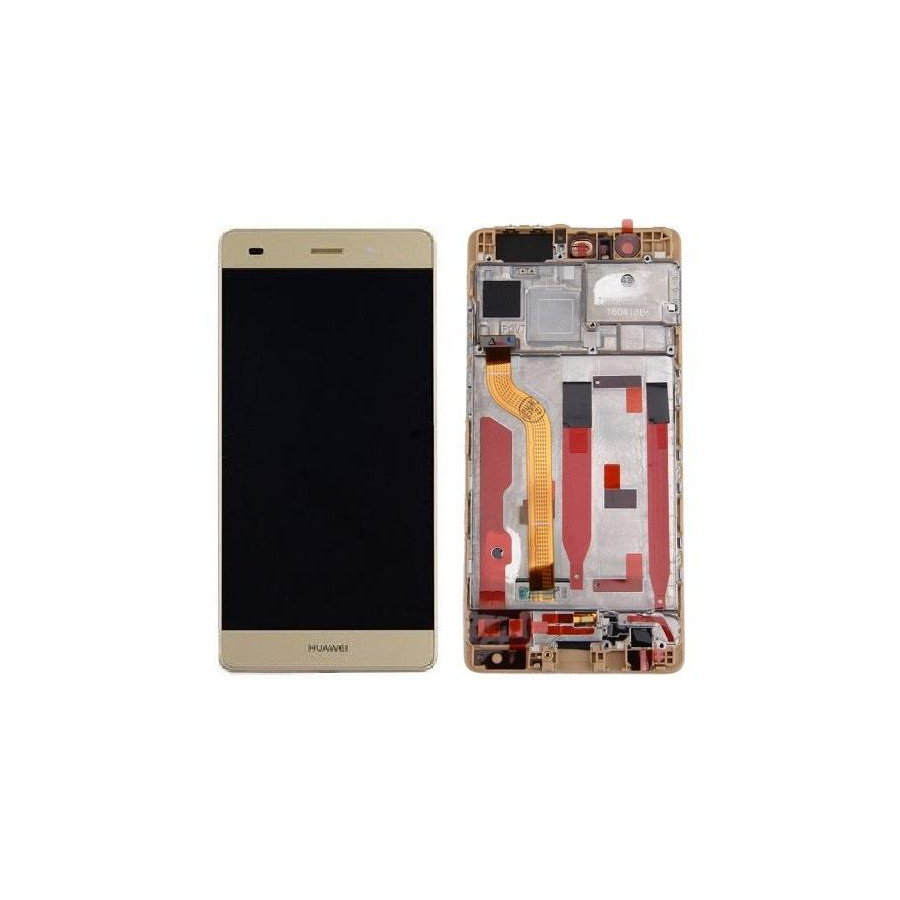 LCD + Touch Originale con Frame per Huawei P9 Gold