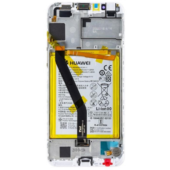 Lcd per Huawei Y6 2018 Display + Touch Bianco (Service Pack)