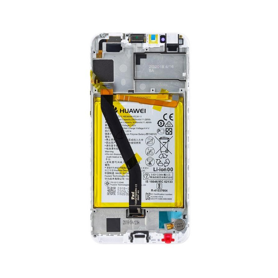 Lcd per Huawei Y6 2018 Display + Touch Bianco (Service Pack)
