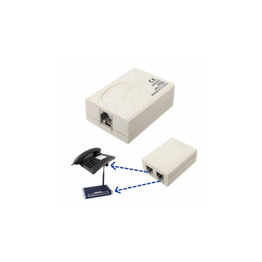 ADSL splitter - filtro per linea adsl RJ-11 - bulk