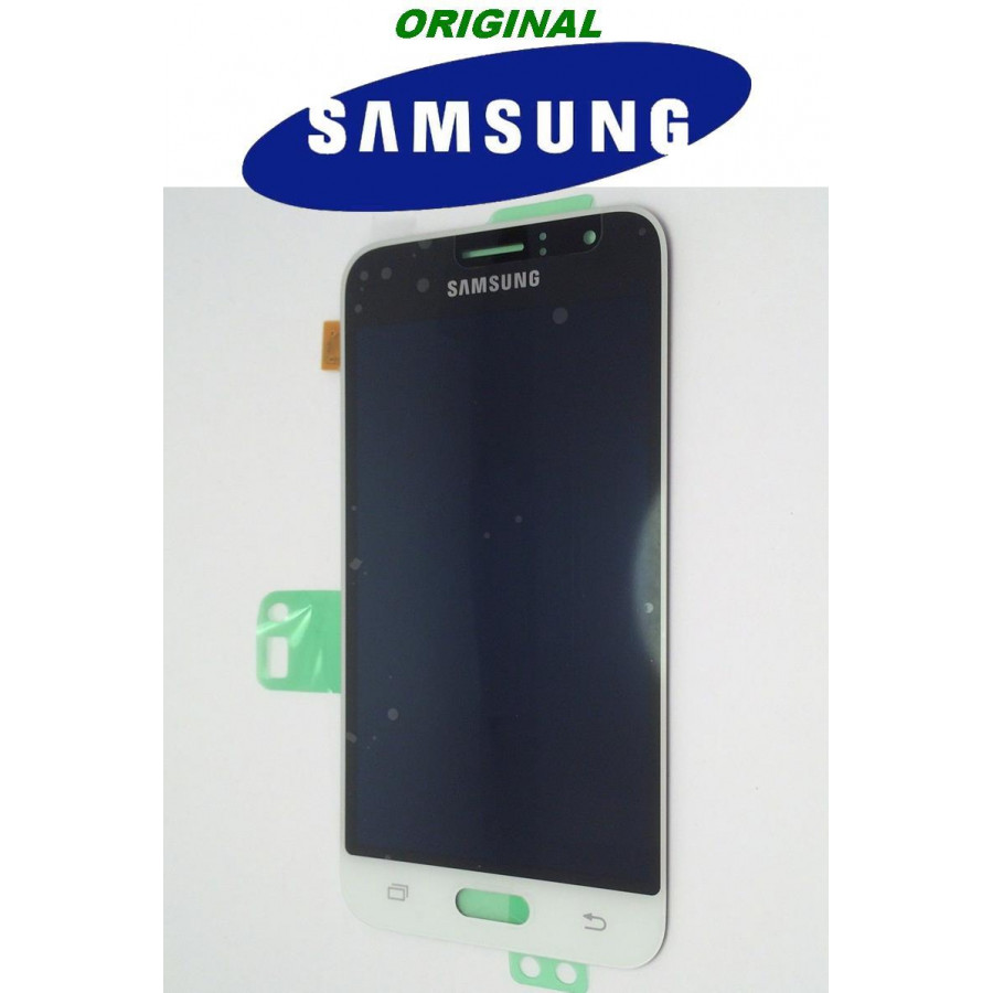 LCD ORIGINALE SAMSUNG J1 2016 BIANCO SMJ120F GH97-18224A