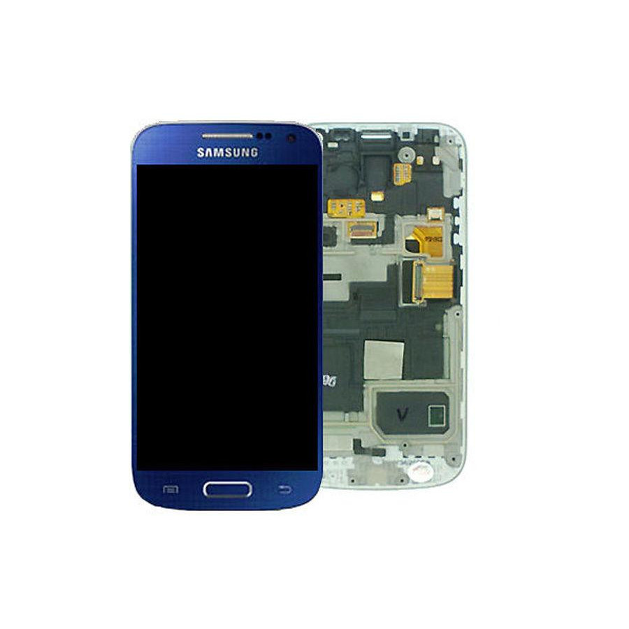 Lcd GH97-14766C ORIGINALE Samsung Galaxy S4 Mini BLU Artic