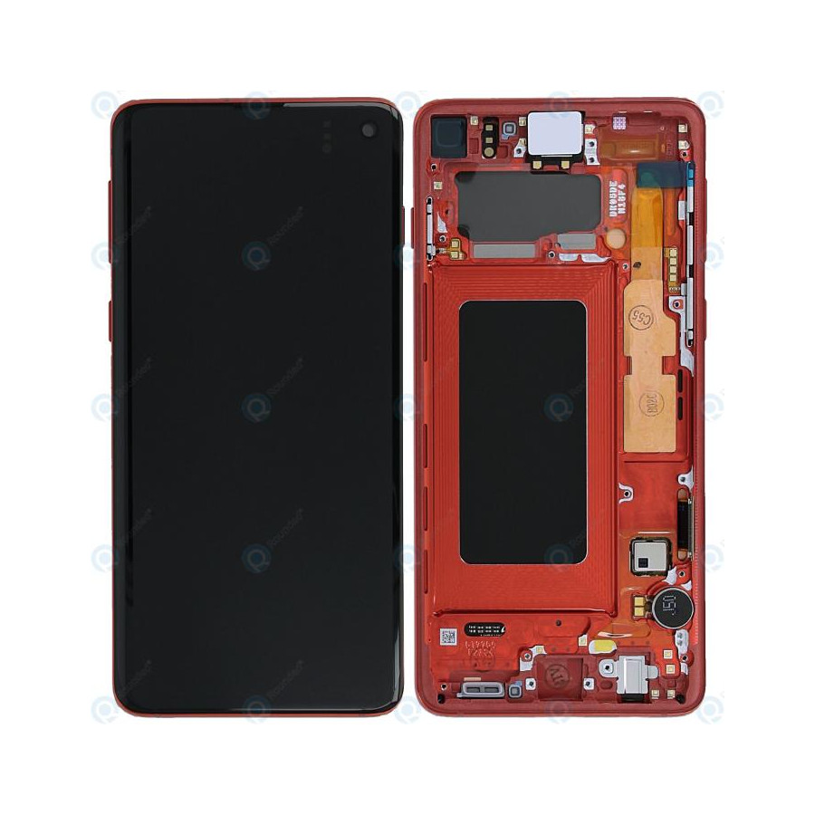 LCD display Touch Samsung G973 Galaxy S10 GH82-18850H Rosso