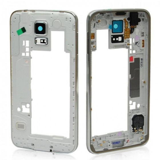 Frame Intermedio per Samsung Galaxy S5 Bordo Argento