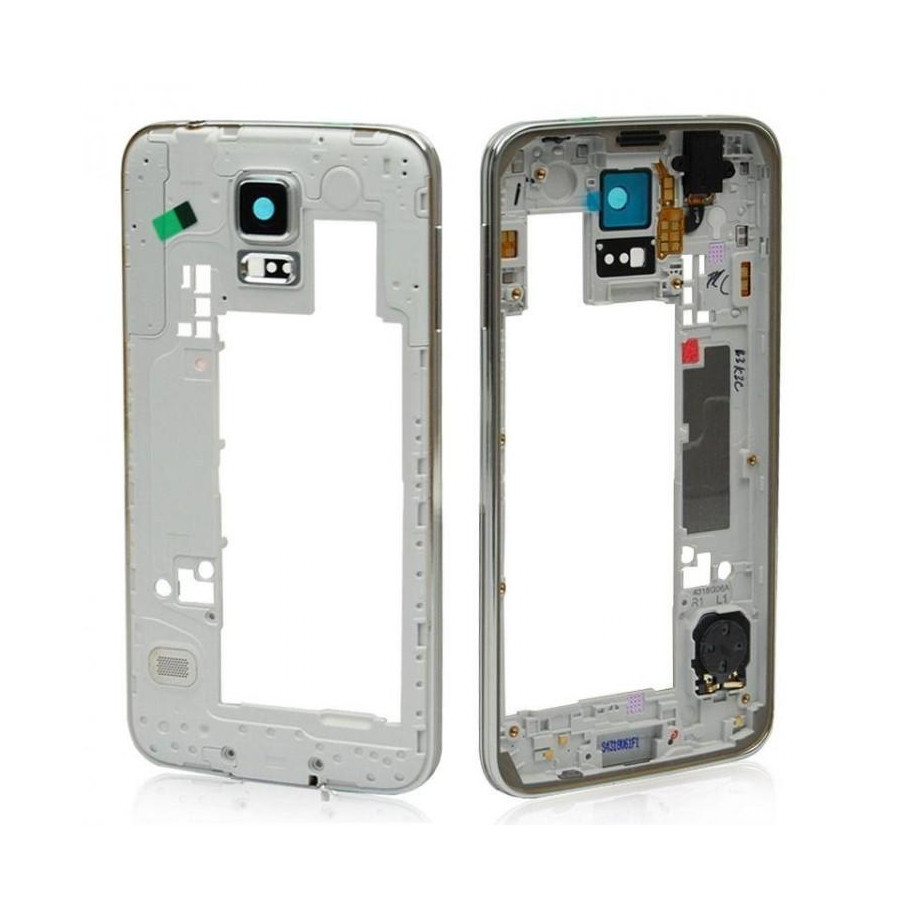 Frame Intermedio per Samsung Galaxy S5 Bordo Argento