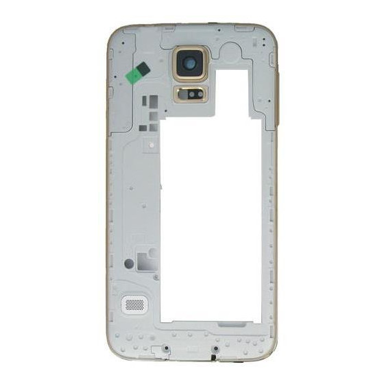 Frame Intermedio per Samsung Galaxy S5 Bordo Oro