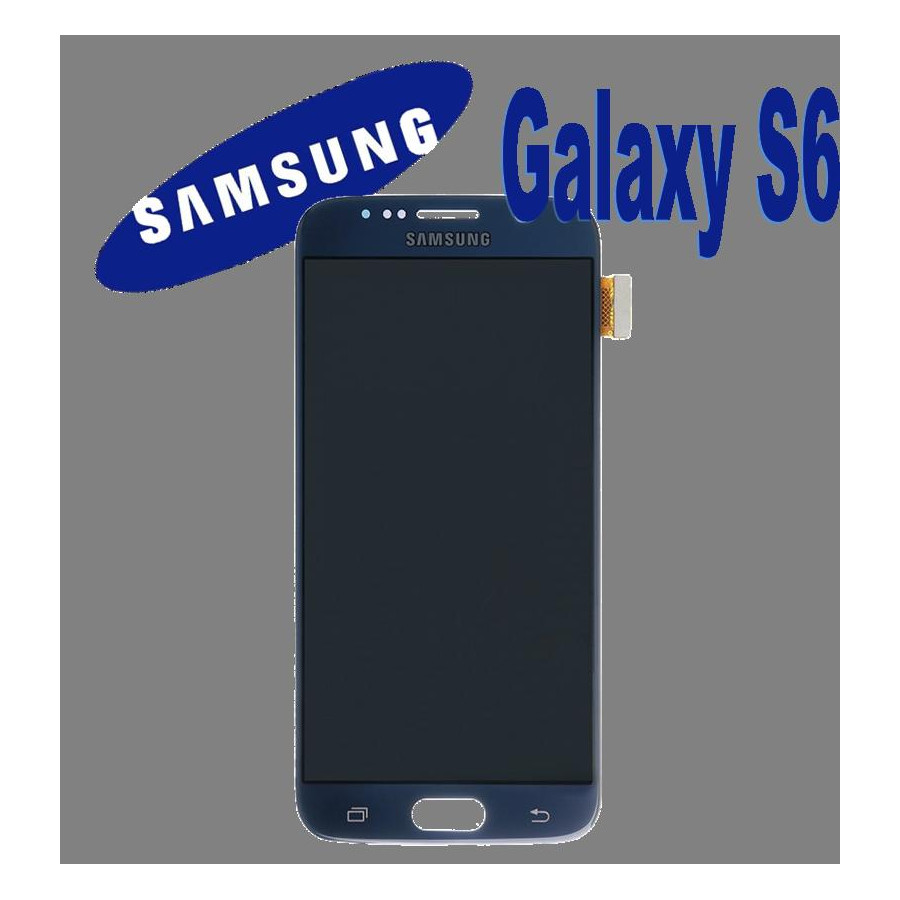 LCD + TOUCH ORIGINALE PER GALAXY S6 NERO GH97-17260A