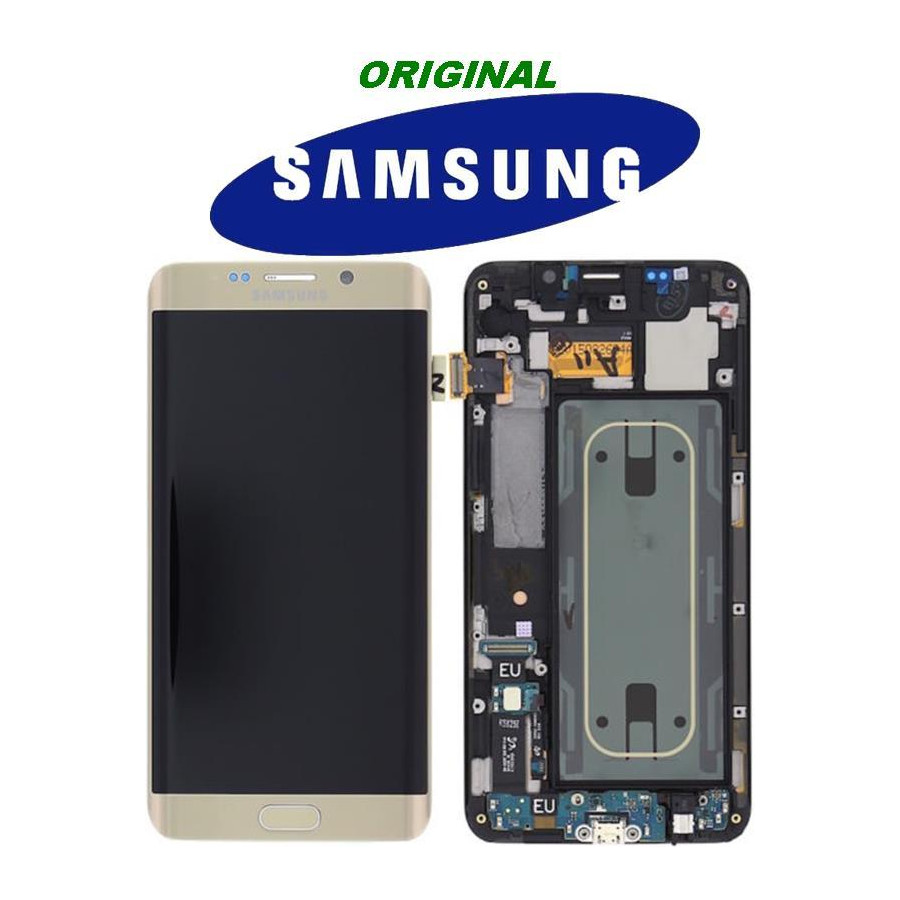 LCD TOUCH PER GALAXY S6 EDGE + SM-G928F GOLD GH97-17819A