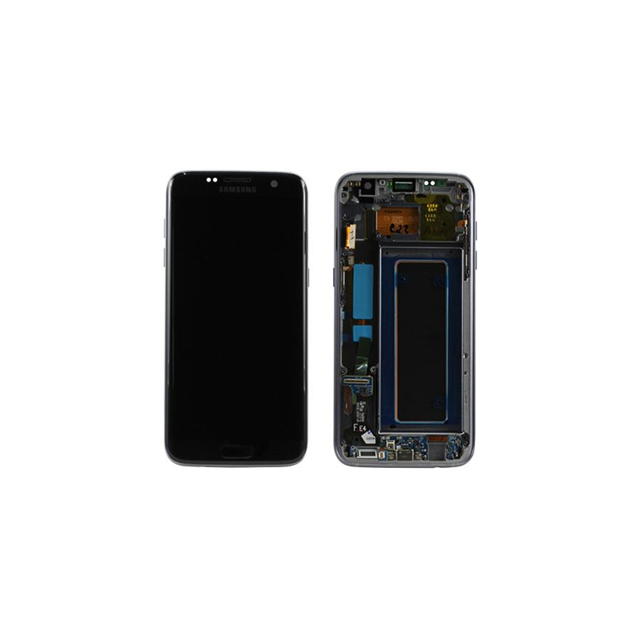 LCD + TOUCH PER GALAXY S7 EDGE ORIGINALE NERO GH97-18533A