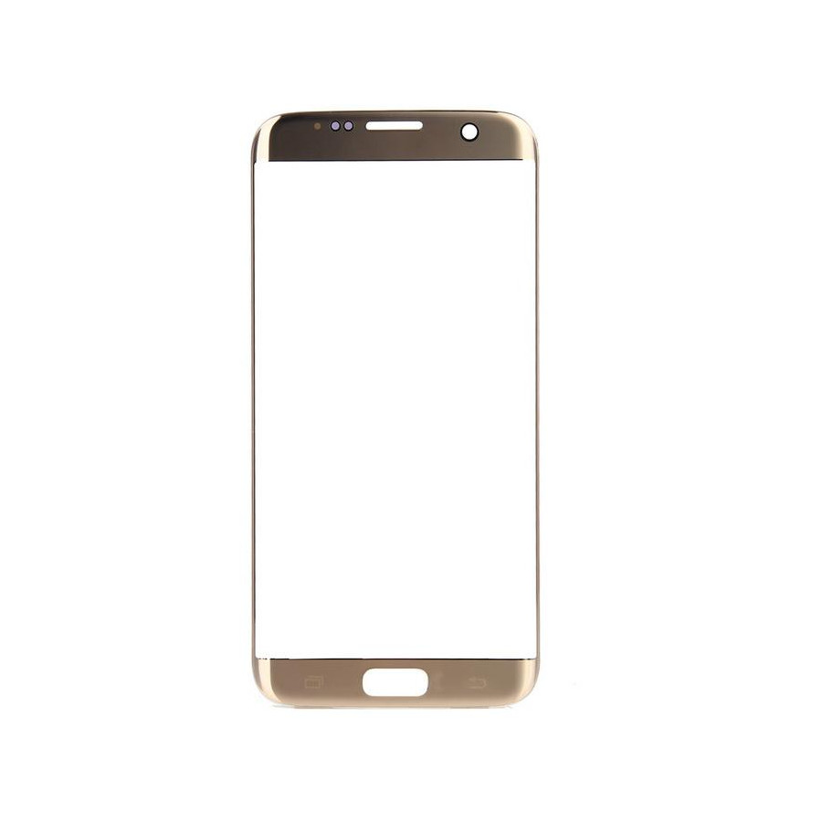 Vetro Touch per Samsung S7 Edge Senza Logo Gold
