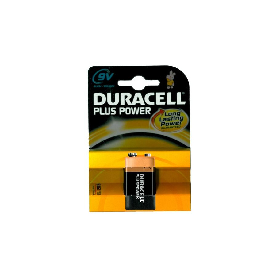 Batteria Duracell PLUS MN1604 transistor 1x9v blister