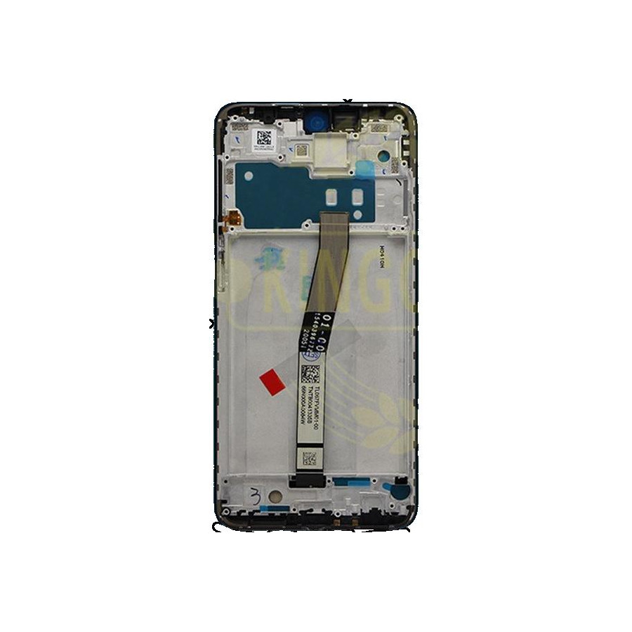 LCD Con Frame per Xiaomi Redmi Note 9 Pro ServicePack Bianco