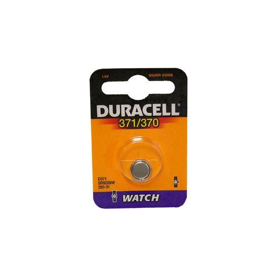 10 pile a bottone Duracell D371/370 1x 1,5volt - 10 blister
