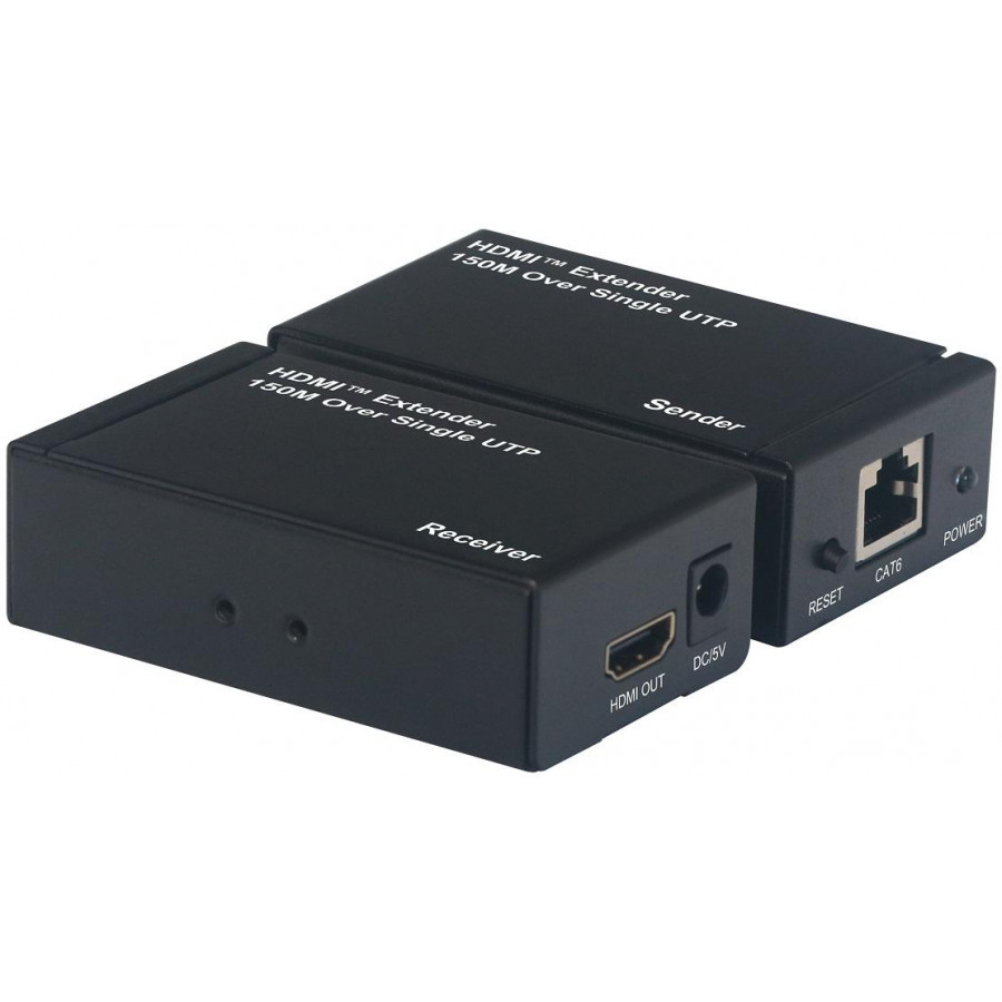 Coppia di Extender HDMI, 150m  UTP, 1080p@60, Loop Out