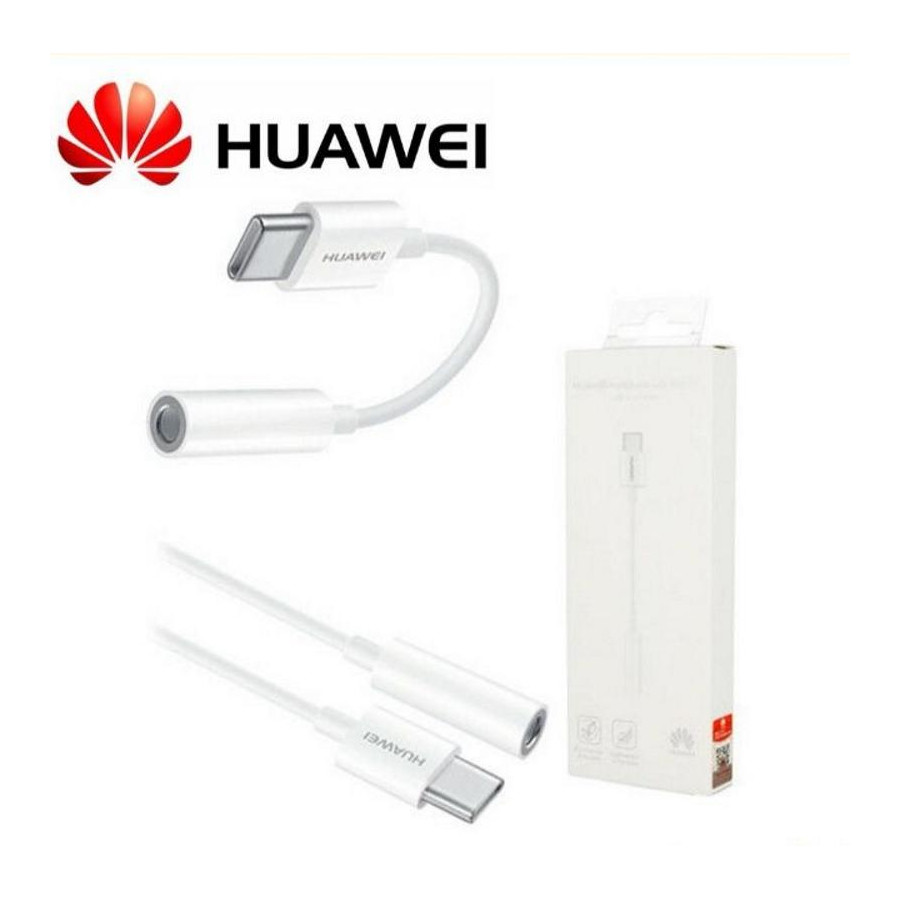 Adattatore Originale Huawei CM20 Tipo C / 3,5mm Bianco
