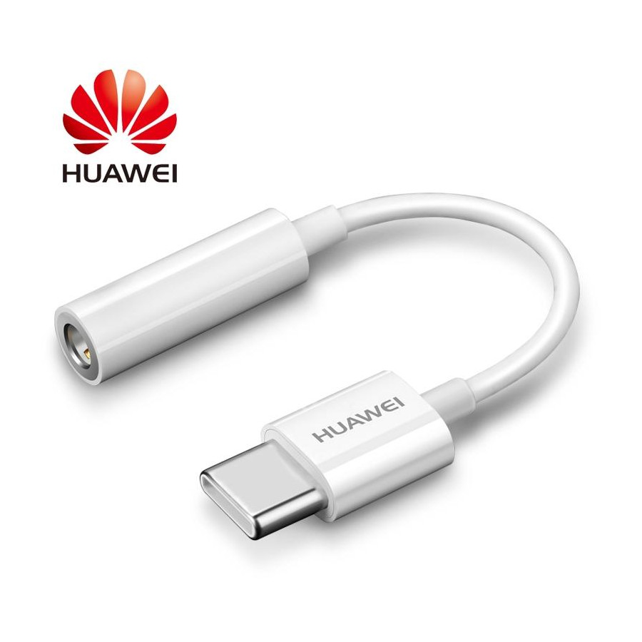 Adattatore Originale Huawei CM20 Tipo C / 3,5mm Bianco Bulk