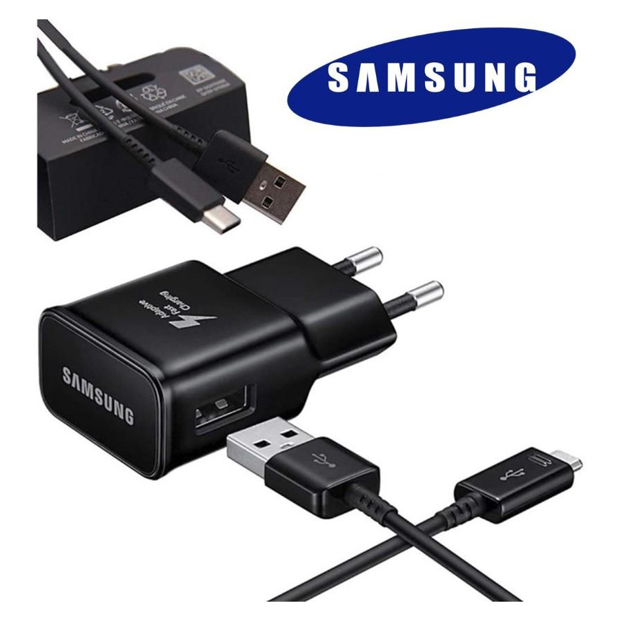 Carica + Cavo C Samsung EP-TA200EBE + EP-DG970BBE 2A.in Bulk