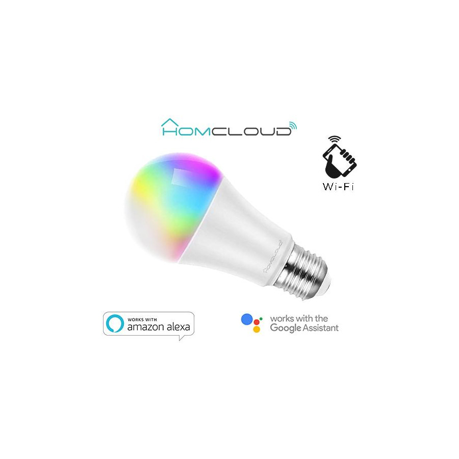 Lampadina Wi-FI RGB+CCT E27 dimmerabile 