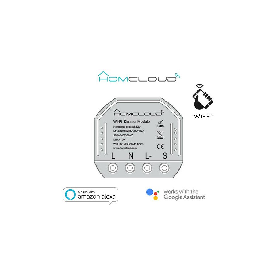 Modulo Dimmer Intelligente Wi-Fi da incasso